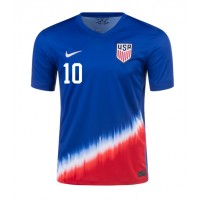 Maglie da calcio Stati Uniti Christian Pulisic #10 Seconda Maglia Copa America 2024 Manica Corta